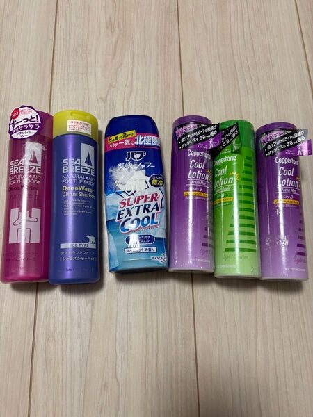 コパトーンクールローション3本シーブリーズウォーター2本バブシャワー1本 まとめて6本セット