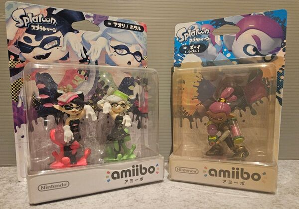 amiibo スプラトゥーン アオリ/ホタル/ボーイ(限定色パープル)