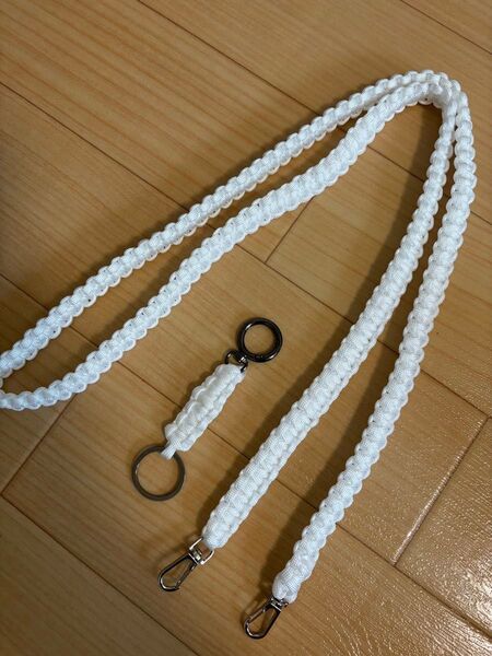 ハンドメイド パラコード 長め ショルダーストラップオマケ付き