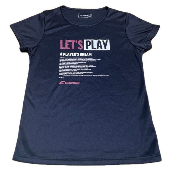テニスウェア Babolat レディース Tシャツ Lサイズ