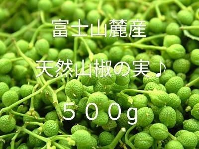 富士山麓産 天然山椒の実♪ 500g