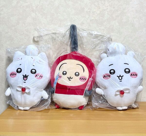 ちいかわ 誕生日BIGぬいぐるみ ちいかわ ハチワレ うさぎ 3個セット