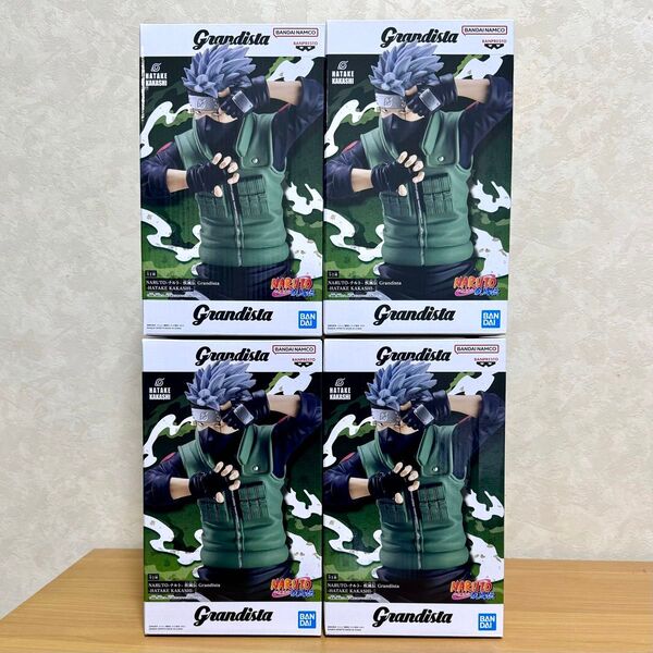 NARUTO ナルト 疾風伝 Grandista はたけカカシ フィギュア 4個セット