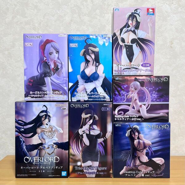 OVERLORD オーバーロード アルベド シャルティア フィギュア 7個セット