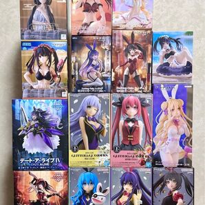 デート・ア・ライブ V IV 時崎狂三 夜刀神十香 星宮六喰 氷芽川四糸乃 誘宵美九 五河琴里 フィギュア 15個セット