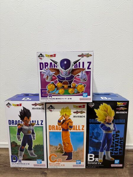 ドラゴンボール 一番くじ B賞 C賞 D賞 E賞 ベジータ 孫悟空 フリーザ 超サイヤ人3VSオムニバスCROSS フィギュア