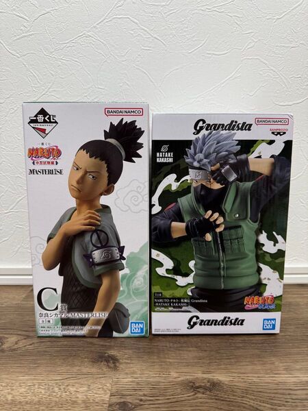 NARUTO ナルト 一番くじ フィギュア C賞 奈良シカマル グランジスタ はたけカカシ 中忍試験編