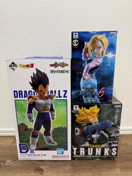 ドラゴンボール 一番くじ フィギュア D賞 ベジータ VSオムニバスCROSS BWFC 超サイヤ人 トランクス 18号