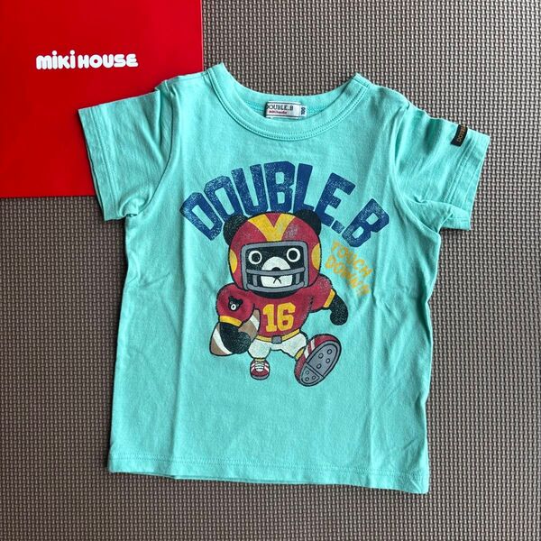 ★ミキハウス ダブルビー アメフトTシャツ 100★