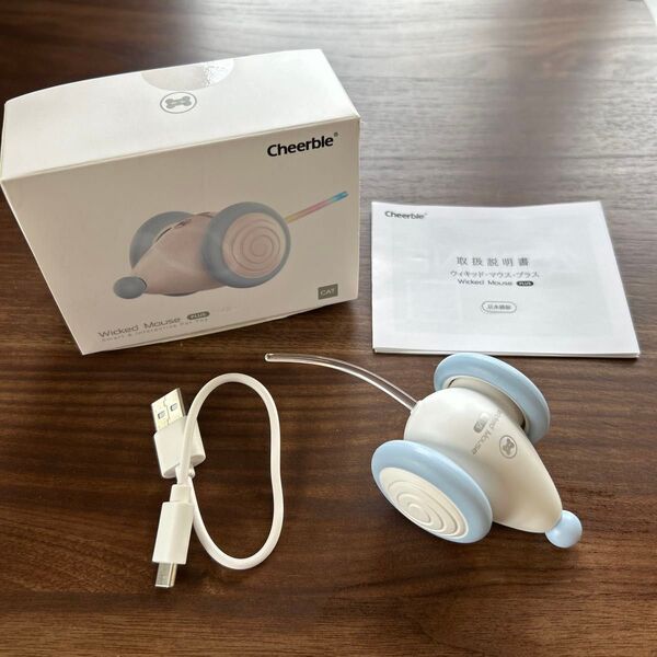 ウィキッドマウスプラス猫おもちゃ改良版自動機械美品ねずみオモチャキャットトイ
