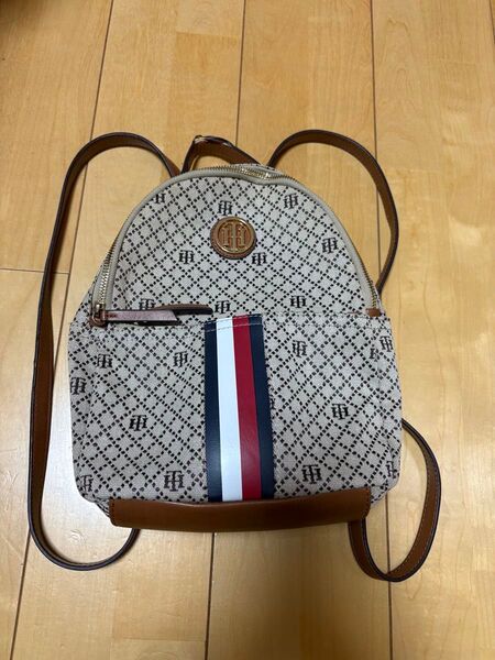 激安!! Tommy Hilfiger トミーヒルフィガー ミニリュック バック ベージュ