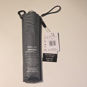 タグ付き新品未使用 Wpc IZA(イーザ) 【LIGHT&SLIM】 日傘 折りたたみ ライト&スリム グレー