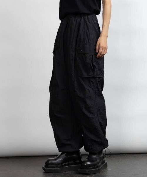 SINSS Nylon cargo pants カーゴパンツ パンツ ブラック