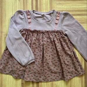 《any FAM》花柄カットソー 130