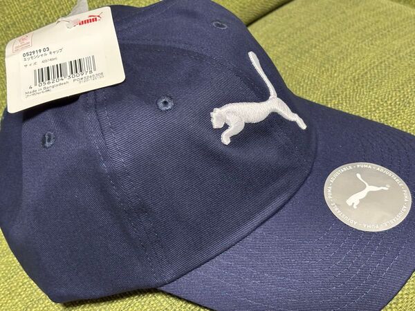 【新品】タグ付き ユニセックスPUMAキャップ 紺