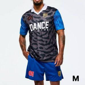 【新品】新作 ズンバ zumba ウェア トップス Tシャツ 半袖 メンズ レディース ブルー 黒 /M