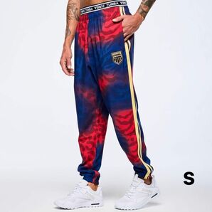 【新品】新作 zumba カーゴパンツ メンズ レディース 男女兼用 赤 ネイビー/S