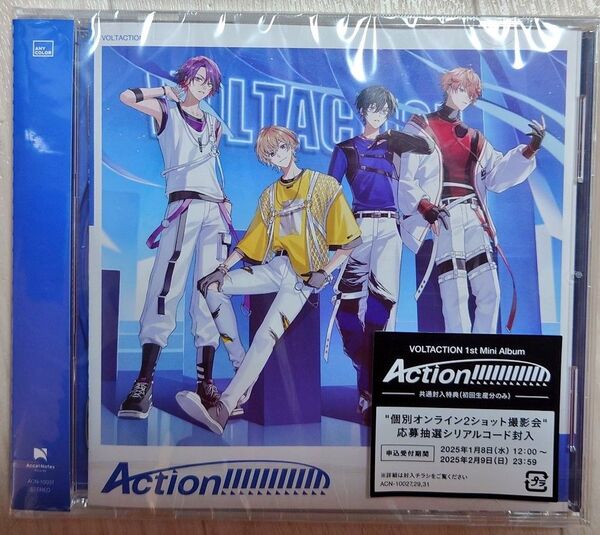 【VOLTACTION / Action!!!!!!!!!】Mini ALBUM 風楽奏斗 渡会雲雀 四季凪アキラ セラフ CD
