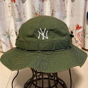 Aime Leon Dore × NEW ERA Yankees サファリハット カーキ レディース