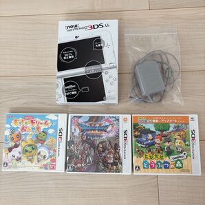 すぐ始められる! new Nintendo 3DS LL 本体、ソフト3本セット売り*
