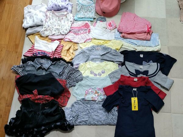 チョッとオシャレなブランド子供服110cm COMME CA ISM・BEE・H&M・Tksapkid、他パジャマ等小物多数