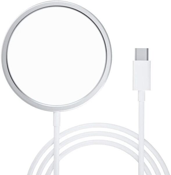 送料無料 Type-C ワイヤレス充電器 マグネット式15W出力 QI for iPhone 14/13/12/11