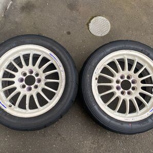 訳あり SS RスプリントハートSタイヤ付 15インチ7J P100/+45 20年製A050/195/50/15 × 2本