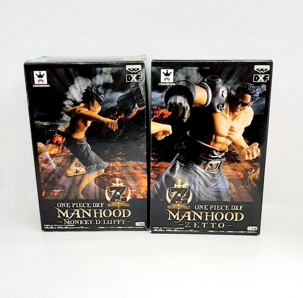ONE PIECE DXF MANHOOD ルフィ ゼット 2体セットm