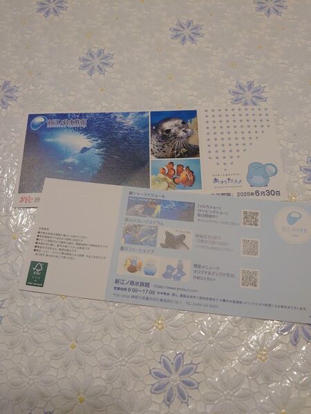 新江ノ島水族館 ご招待券 2枚セット
