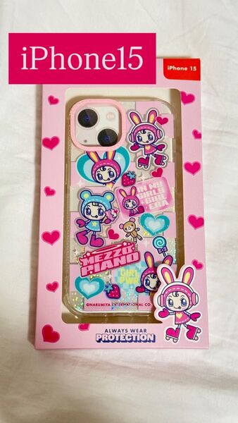 【新品未開封】メゾピアノ iPhone15 スマホケース SKINNYDIP iPhoneケース ナルミヤ