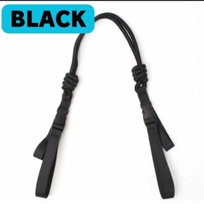 新品未使用 ブラック ボールアンドチェーン 用 パラコード ストラップ