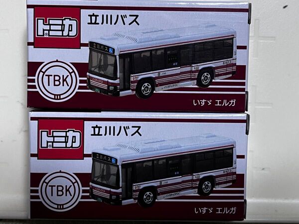 トミカ事業者特注立川バスいすゞエルガ2台セット即購入可能