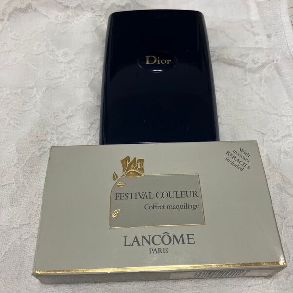 ランコム FESTIVAL COULEUR メイクパレット ディオールメイクパレット 2点