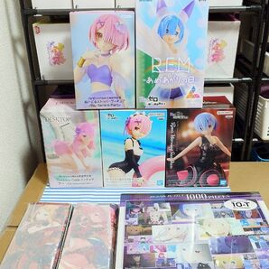 1000ピースパズル付き♪新品未開封☆リゼロ 8点セット☆