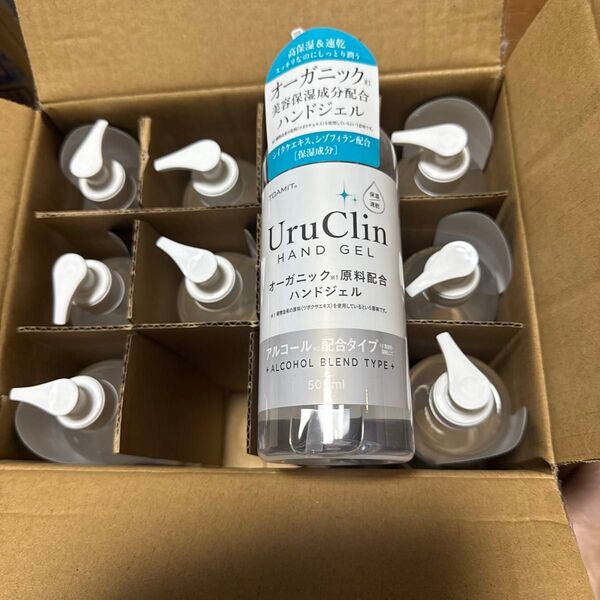 UruClin オーガニックハンドジェル 500ml 12個 ウルクリン 東亜産業