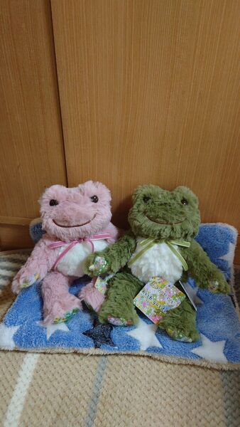かえるのピクルス ぬいぐるみ 2セット タグ付あり