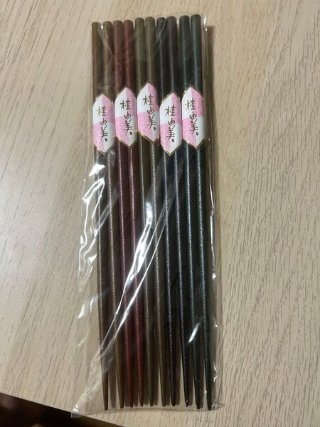桂由美デザイン 箸 7膳セット
