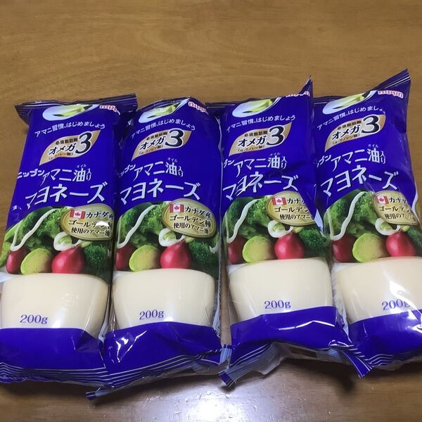 ニップン アマニ油入りマヨネーズ 200g 4本セット