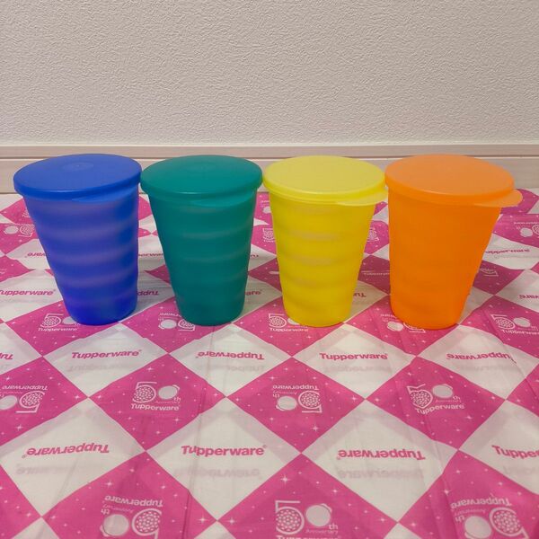 タッパーウェア プロバンス タンブラー 500mL(4個)Tupperware