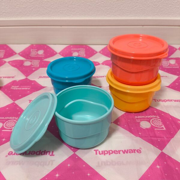 タッパーウェア スナックカップ(4個)Tupperware