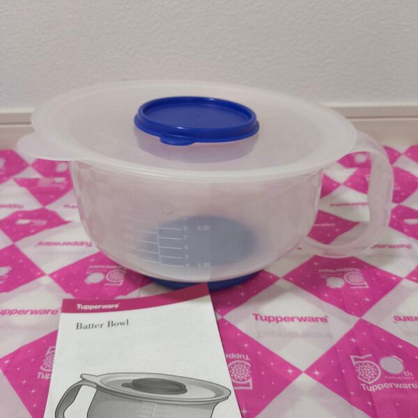レア タッパーウェア クッキングボール 3L ミキシングジャグ バーミックスにも Tupperware