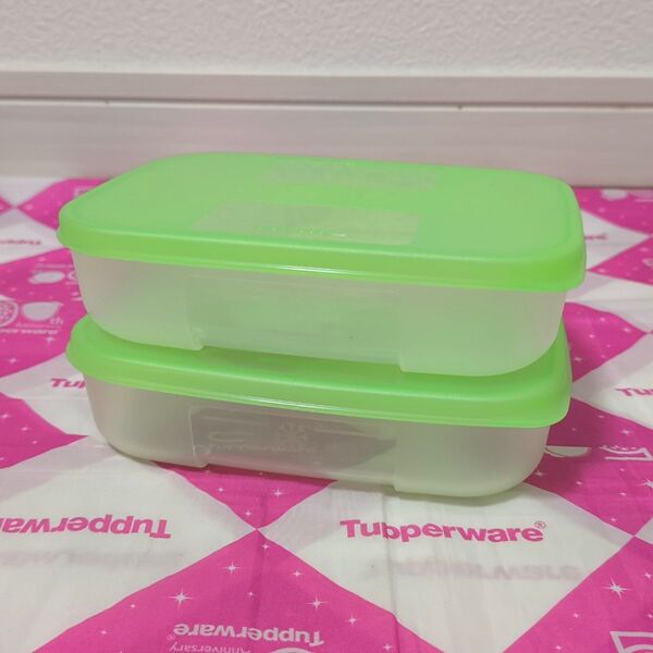 タッパーウェア フリーザーメイト M#1(2個)シアパープル 離乳食保存にも Tupperware