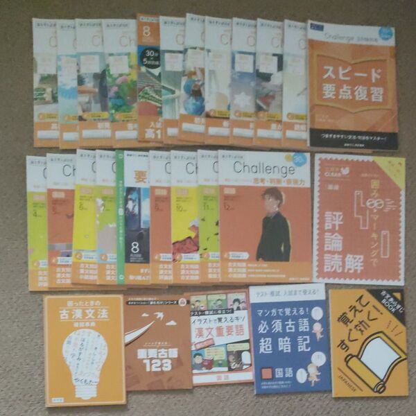 進研ゼミ 高校講座 国語 古文 漢文 難関大コース 高1 高2 15分〜30分でコツコツ まとめ小冊子いろいろ ベネッセ 問題集