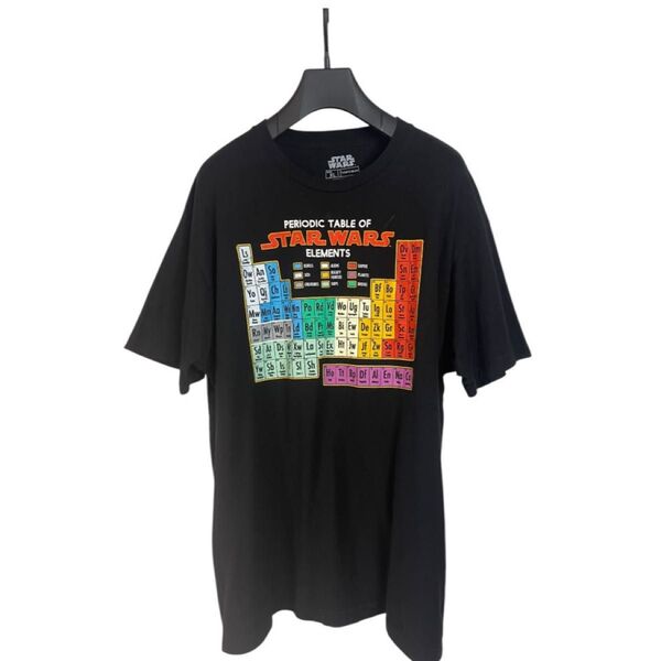 STAR WARS スターウォーズ 元素周期表 Tシャツ ブラック メンズ XL