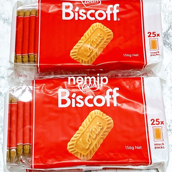 ロータス クッキー ビスコフ カラメルクッキー 50P