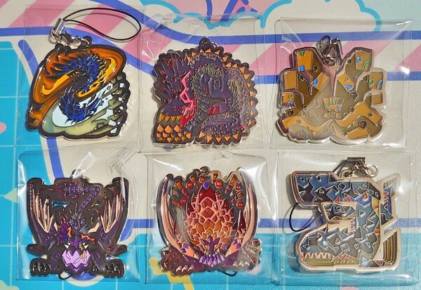 【ほぼ新品】モンスターハンター アイスボーン アイコン ステンド マスコット vol.3 アルバトリオン バゼルギウス 他 6種