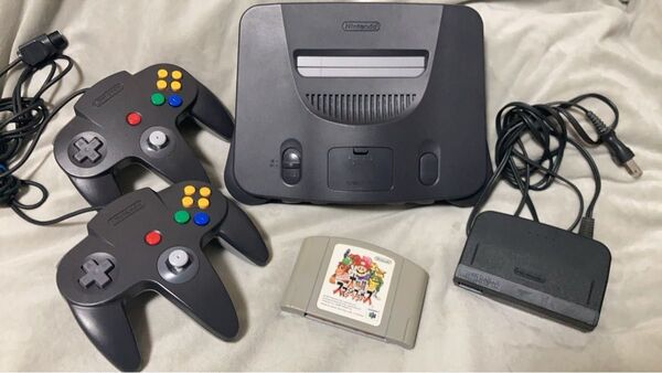 ニンテンドー64 本体 コントローラー2個 ソフト付き