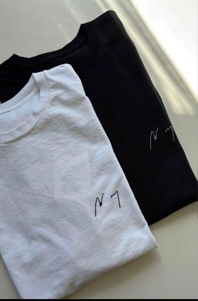 ANCELLM EMBROIDERY T-SHIRT ホワイト