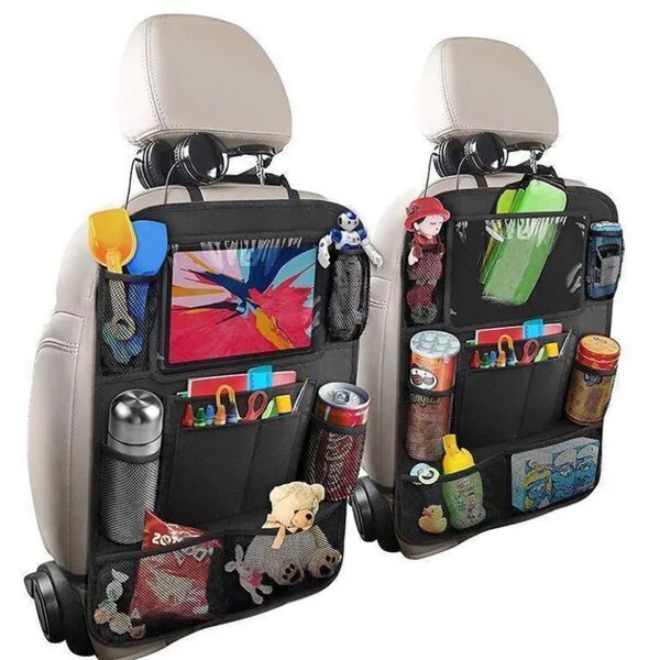 【新品】車用シートバックポケット 車用収納ポケット 防水 防汚 多機能 ドライブ 後部座席収納 車内用品 大容量 バックパック