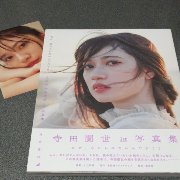 【開封のみ】ポストカード付き なぜ、忘れられないんだろう? 乃木坂46 寺田蘭世 1st 写真集 帯付き てらだらんぜ